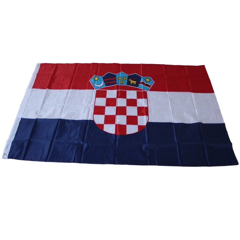 Made in China Hot Selling national flag is red and white and blue Croatia flag